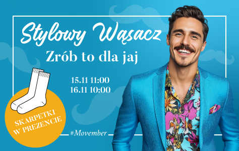 Stylowy Wąsacz – Movember!