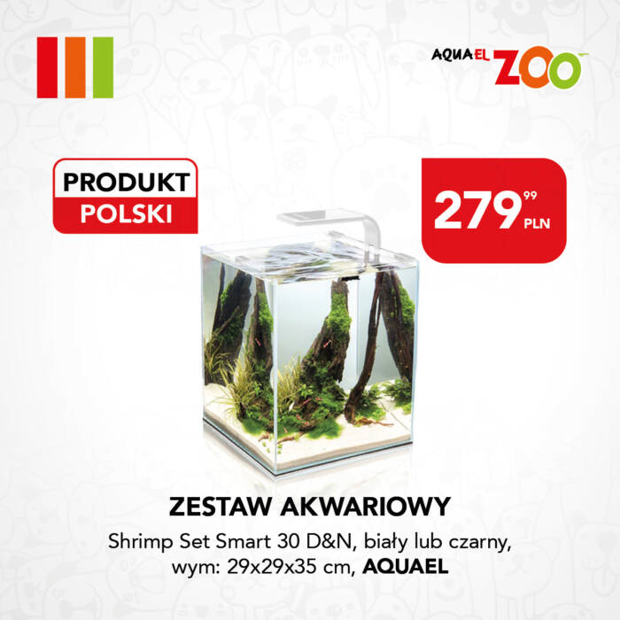 Zestaw akwariowy Aquael Shrimp Set Smart 30 D&N w promocji w Aquael ZOO