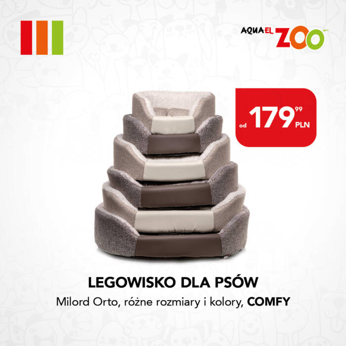 Legowiska Milord Orto dla psów w różnych rozmiarach — oferta Aquael ZOO