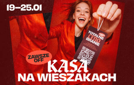 Kasa na&nbsp;wieszakach