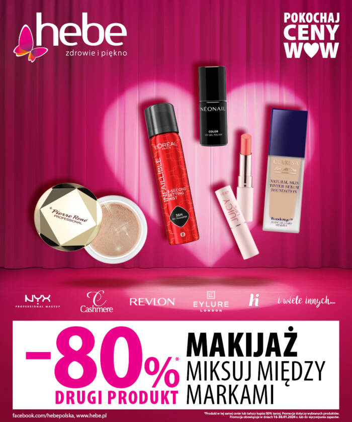 POKOCHAJ CENY WOW- MAkijaż drugi - 80%