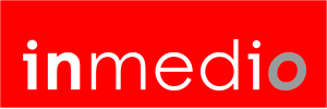 Obraz przedstawia logotyp firmy Inmedio