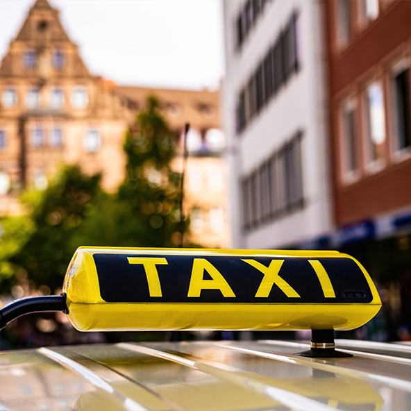 zdjęcie koguta taksówki