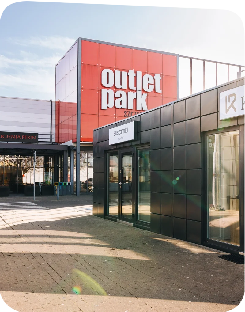 widok na aleję handlową