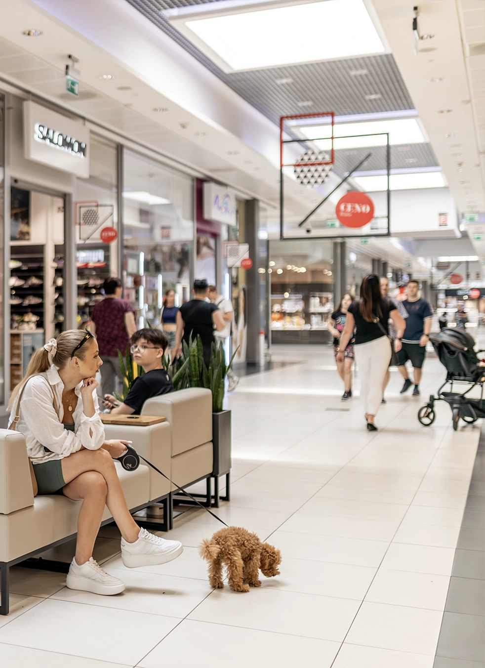 zdjęcie pasażu outlet park szczecin