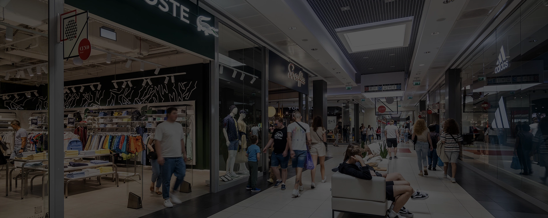 zdjęcie pasażu outlet park szczecin