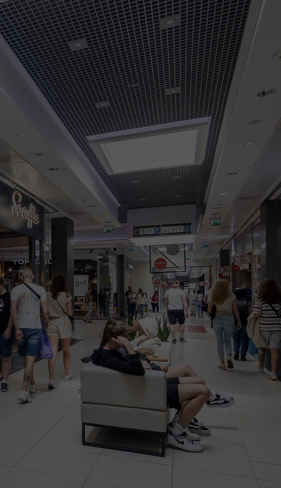 zdjęcie pasażu outlet park szczecin
