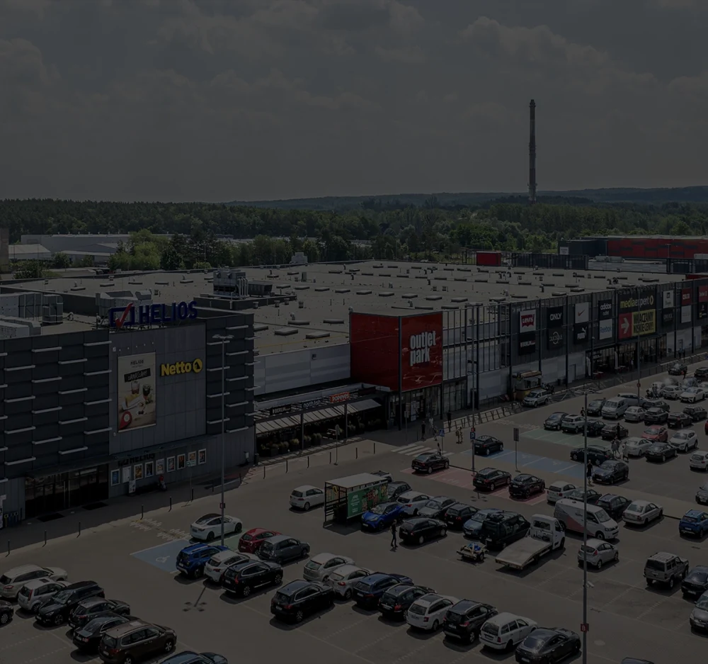 zdjęcie outlet park szczecin z lotu ptaka