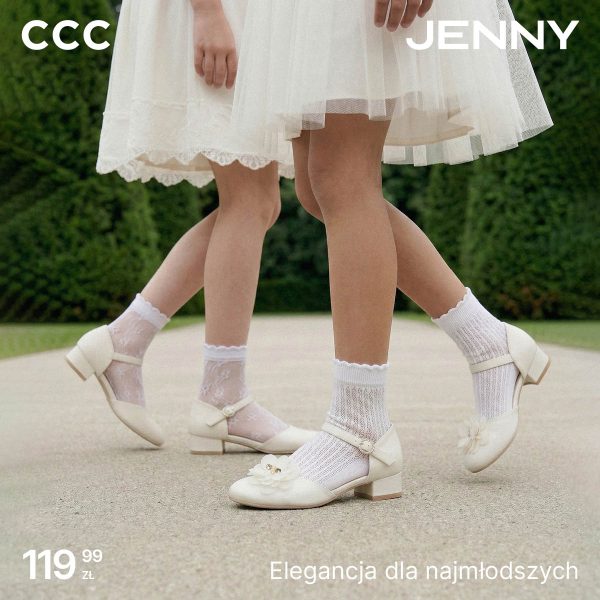 Dziecięce eleganckie buty komunijne CCC dla dziewczynek