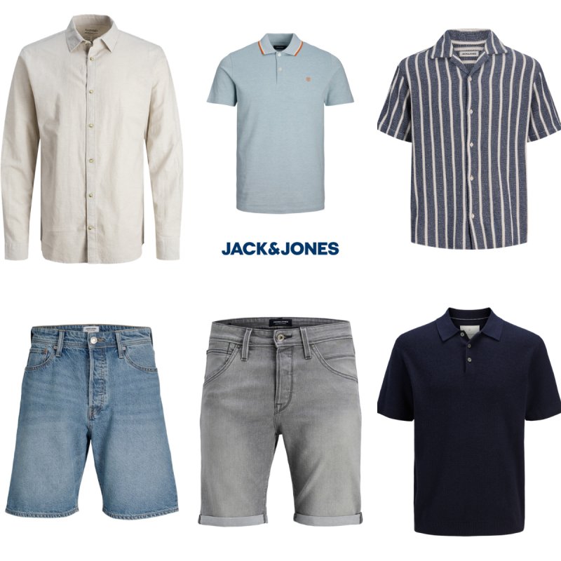 zestaw meski koszula i szorty jack&jones promocja 2 za 240 zl