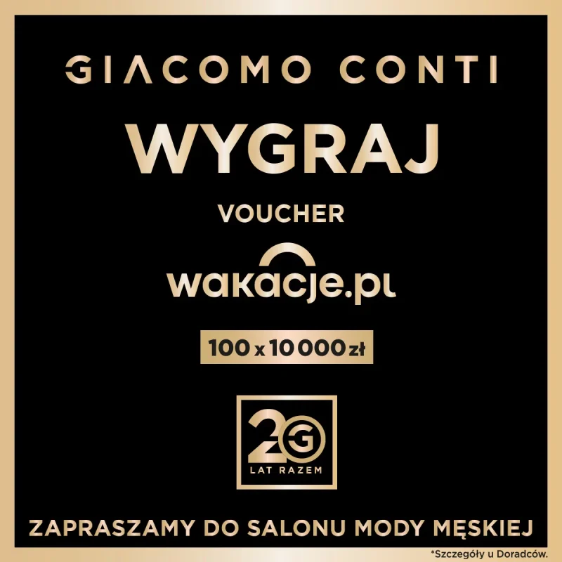 Grafika promocje Giacomo Conti