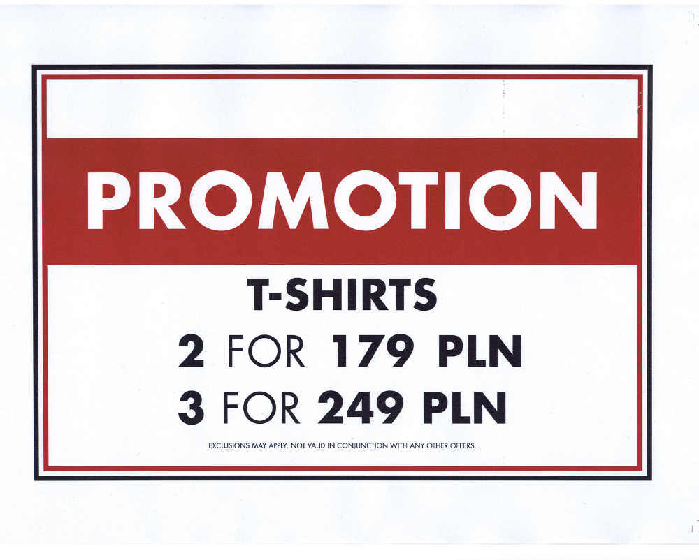 T-shirty Tommy Hilfiger w promocji 2 za 189 zł lub 3 za 249 zł Outlet Park Szczecin