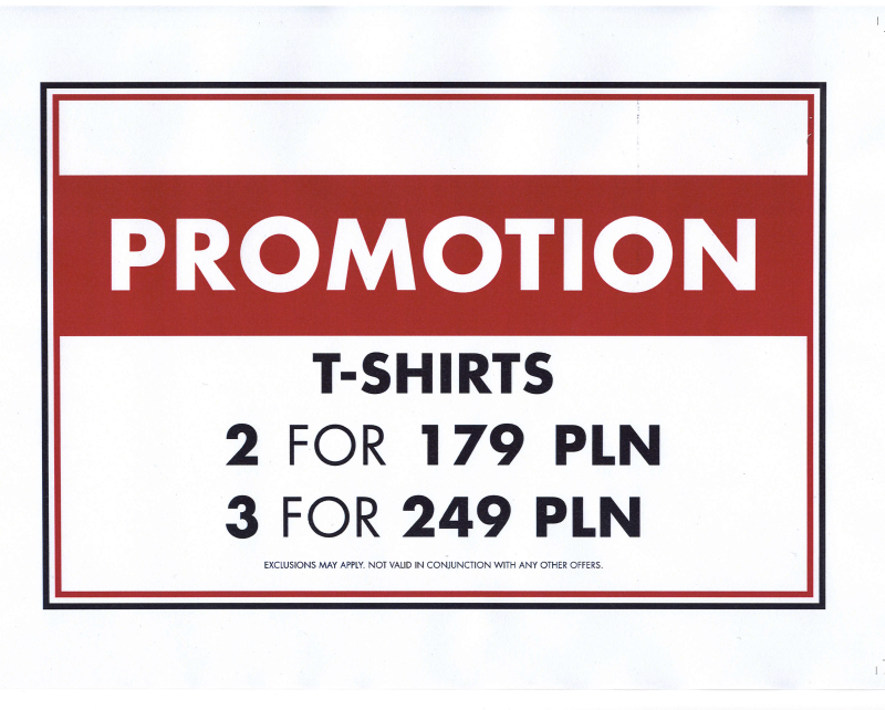 T-shirty Tommy Hilfiger w promocji 2 za 189 zł lub 3 za 249 zł Outlet Park Szczecin