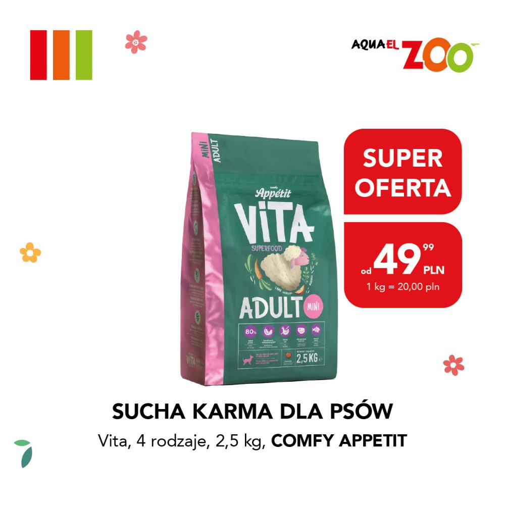 Opakowanie suchej karmy dla psów Comfy Appétit Vita