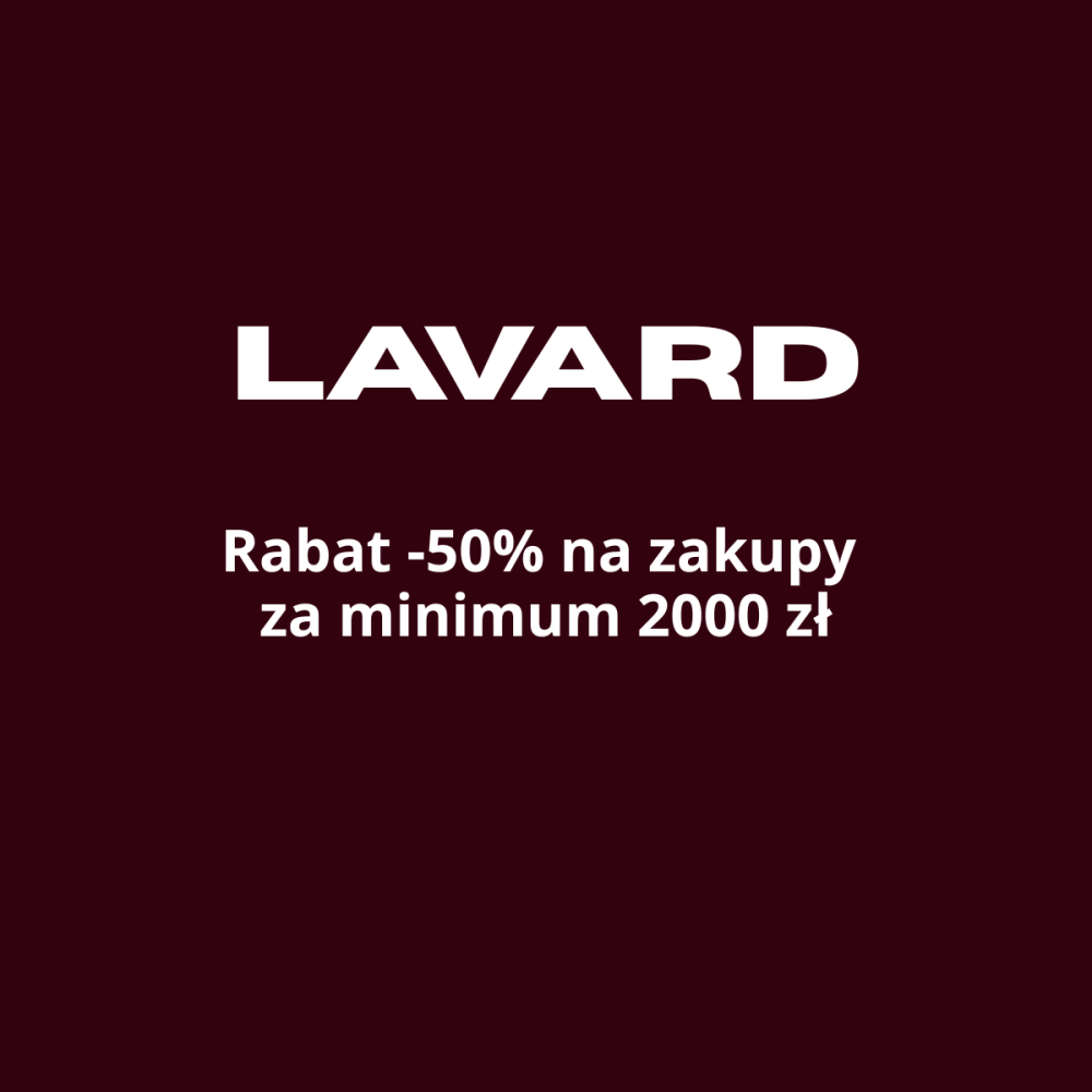 Rabat -50% na zakupy w Lavard
