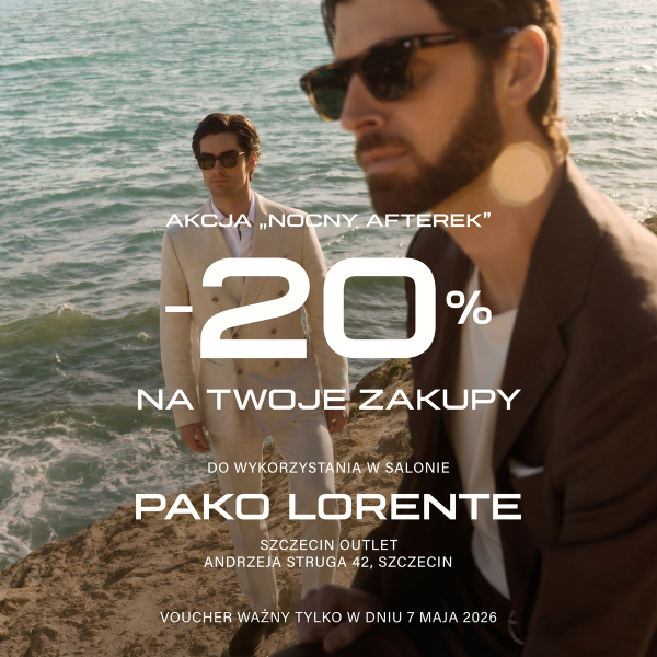 Mężczyźni w garniturach Pako Lorente na tle morza