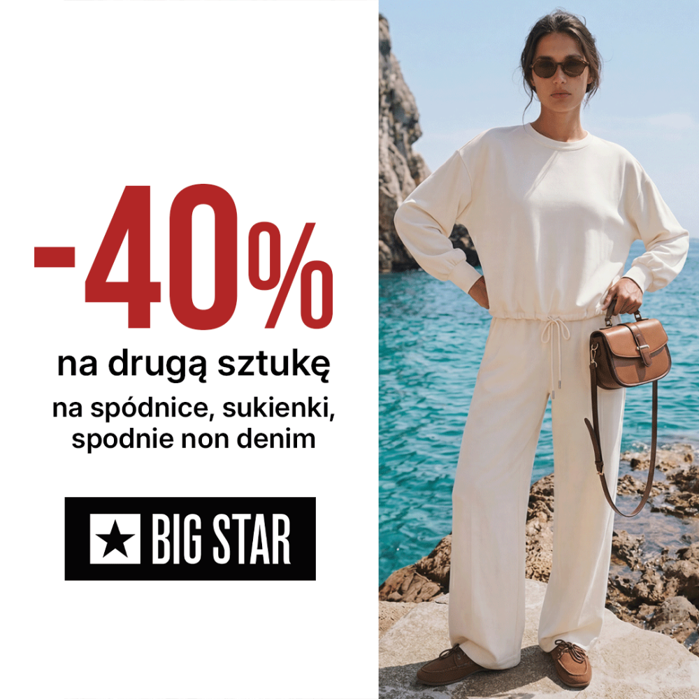 BIG STAR spódnice sukienki spodnie promocja Outlet Park Szczecin