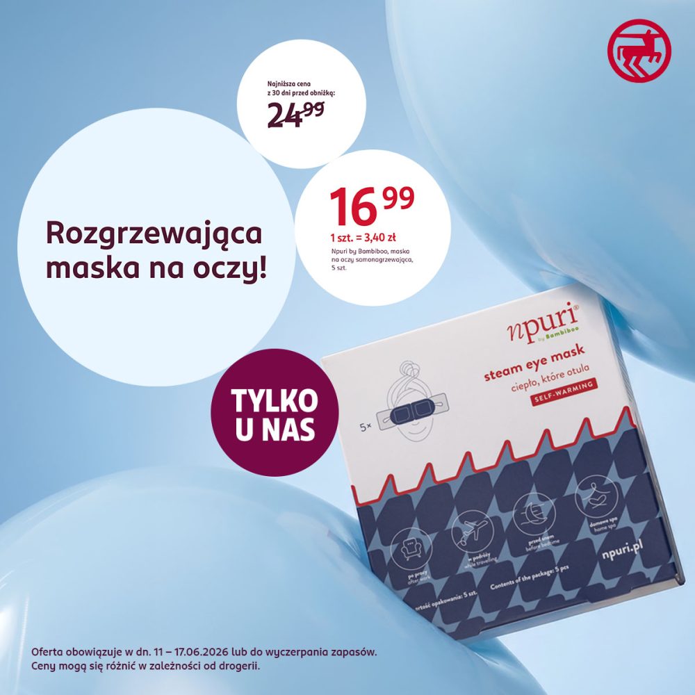 Npuri by Bambiboo maska rozgrzewająca oczy Outlet Park Szczecin