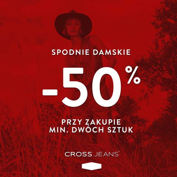 Cross Jeans spodnie damskie promocja Outlet Park Szczecin