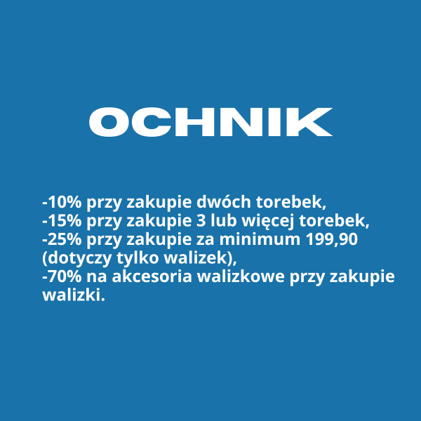 Skórzane torebki i walizki Ochnik w promocji w Outlet Park Szczecin