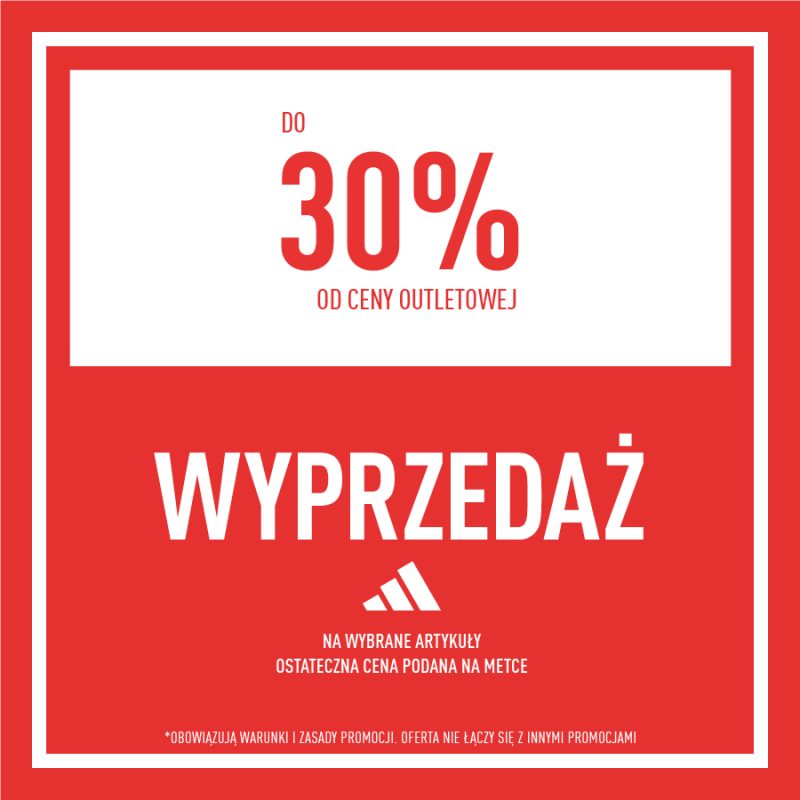 Czerwony baner z białym napisem \