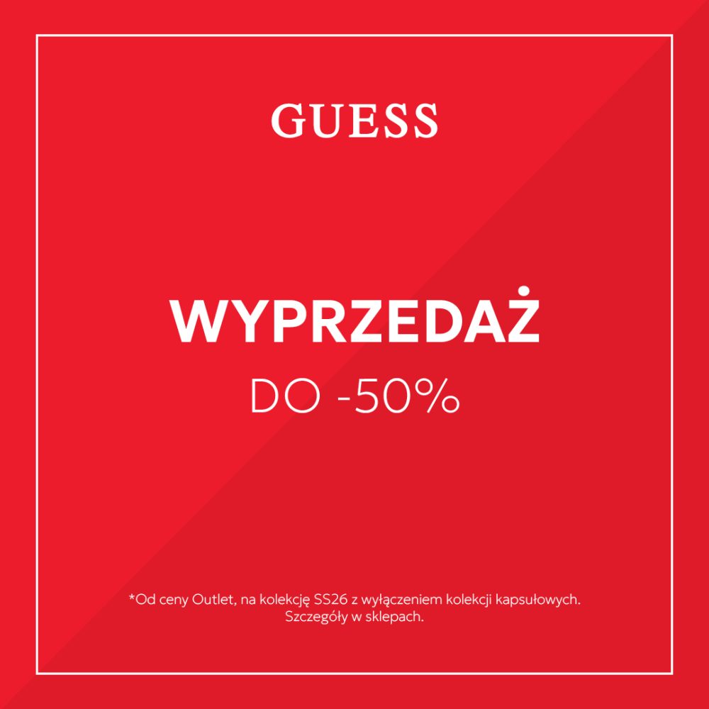 GUESS Outlet wyprzedaż kolekcja SS26 Outlet Park Szczecin