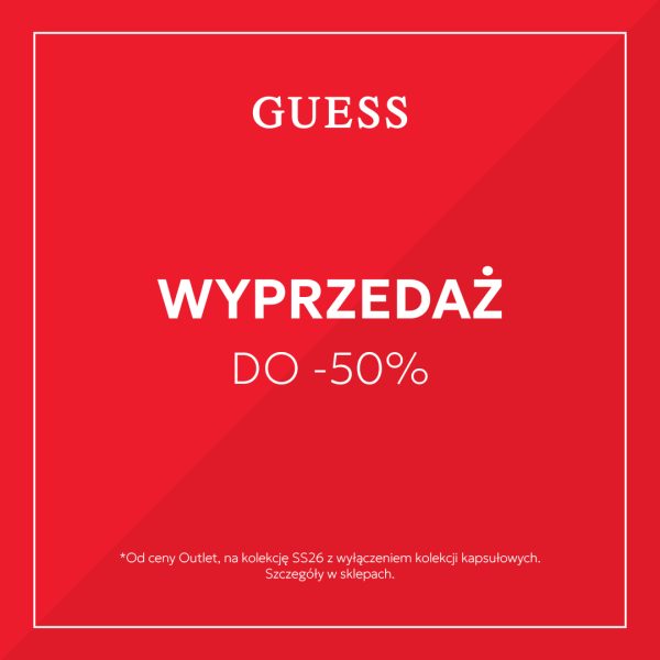 GUESS Outlet wyprzedaż kolekcja SS26 Outlet Park Szczecin