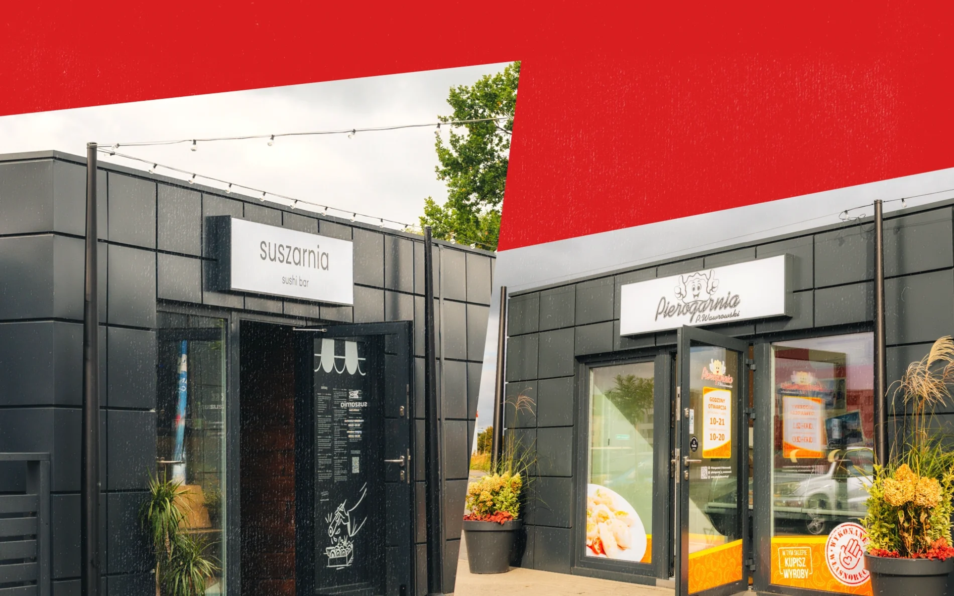 lokale Alei Handlowej Outlet Park Szczecin – sushi bar Suszarnia i Pierogarnia