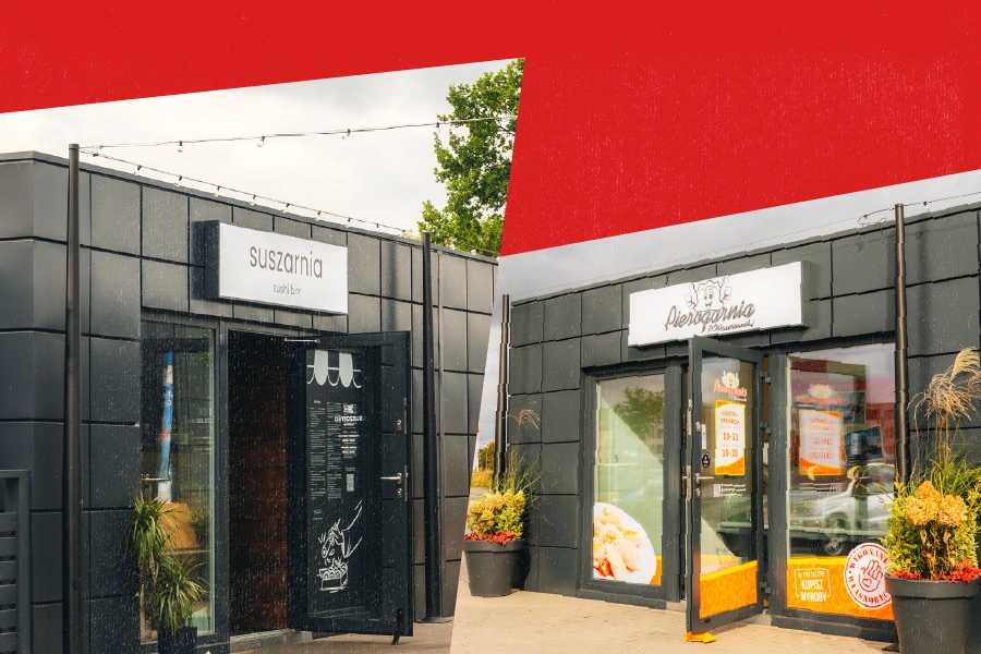 lokale Alei Handlowej Outlet Park Szczecin – sushi bar Suszarnia i Pierogarnia