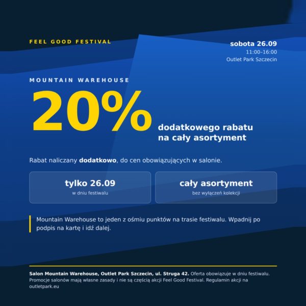 Mountain Warehouse – promocja