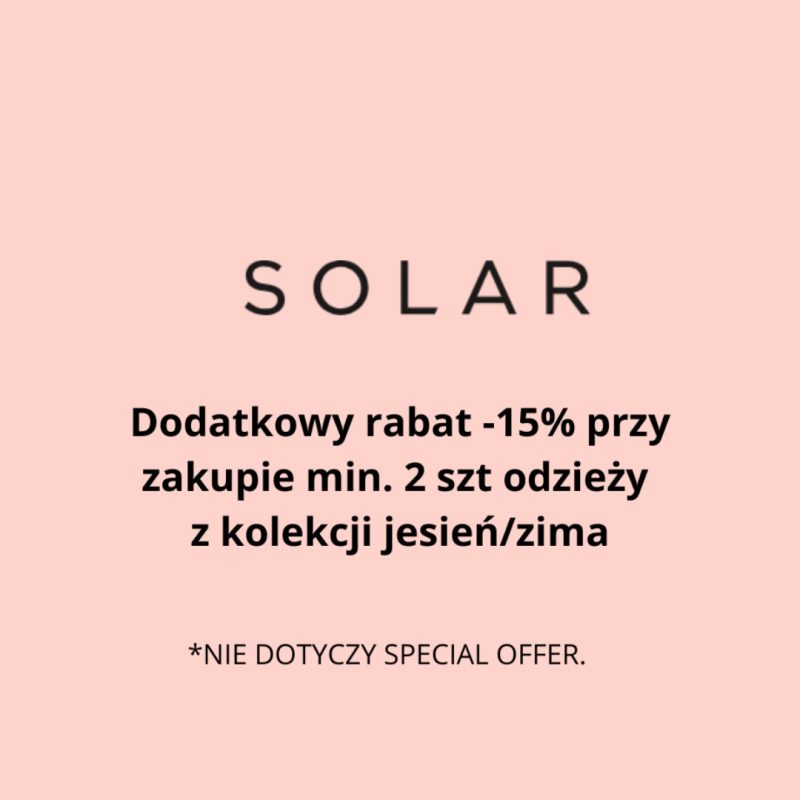 SOLAR – promocja