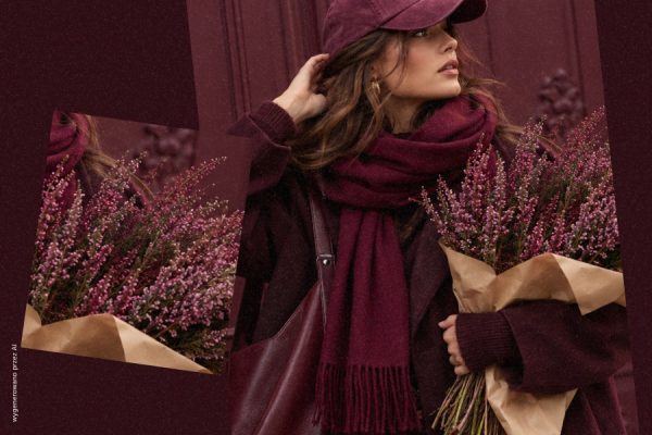 Kobieta z bukietem wrzosów – Outlet Park Szczecin, 1 listopada