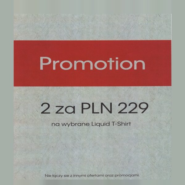 Grafika promocji Calvin Klein w Outlet Park Szczecin: 2 za 229 zł na wybrane Liquid T-Shirt