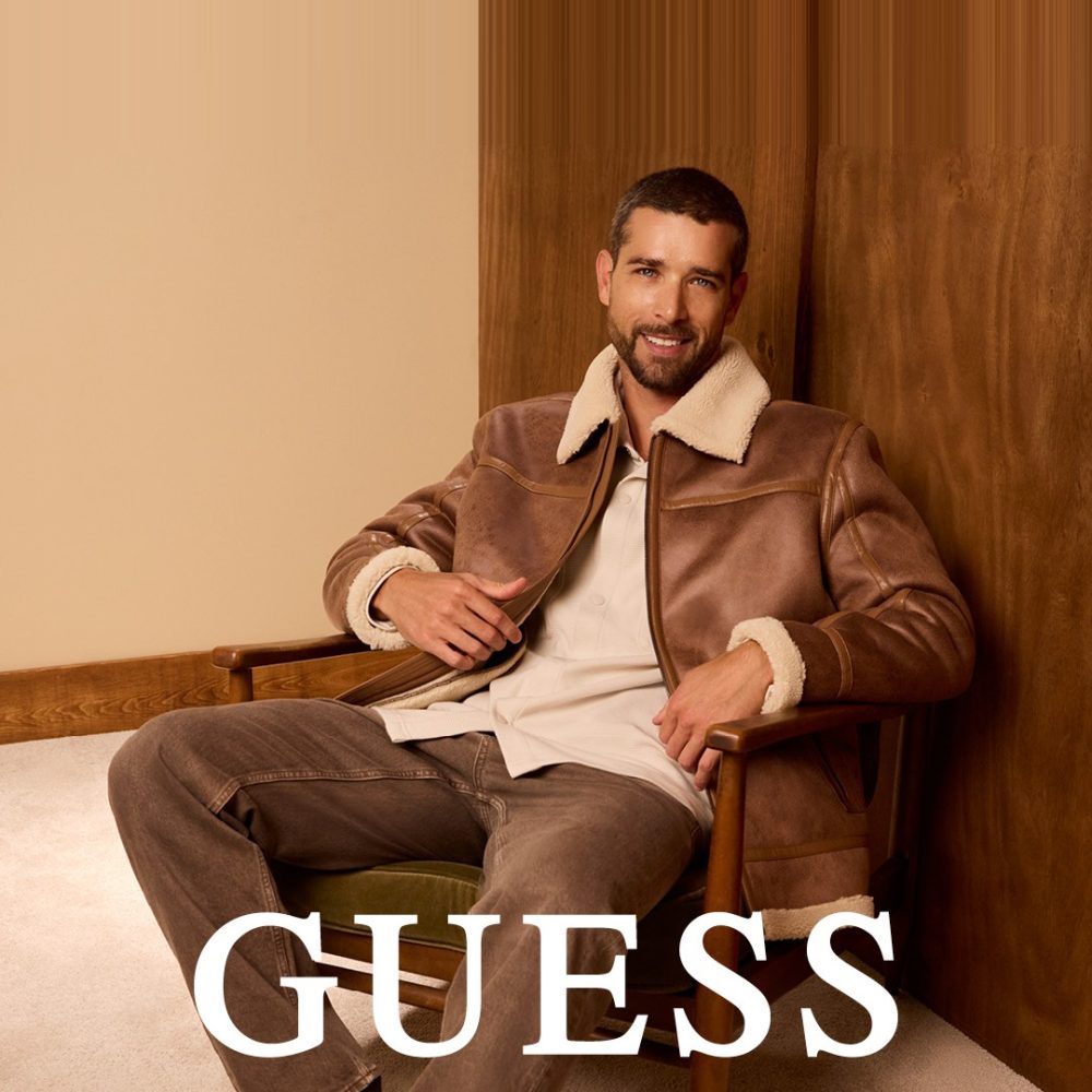 Grafika kampanii GUESS Outlet – najnowsza kolekcja w Outlet Park Szczecin