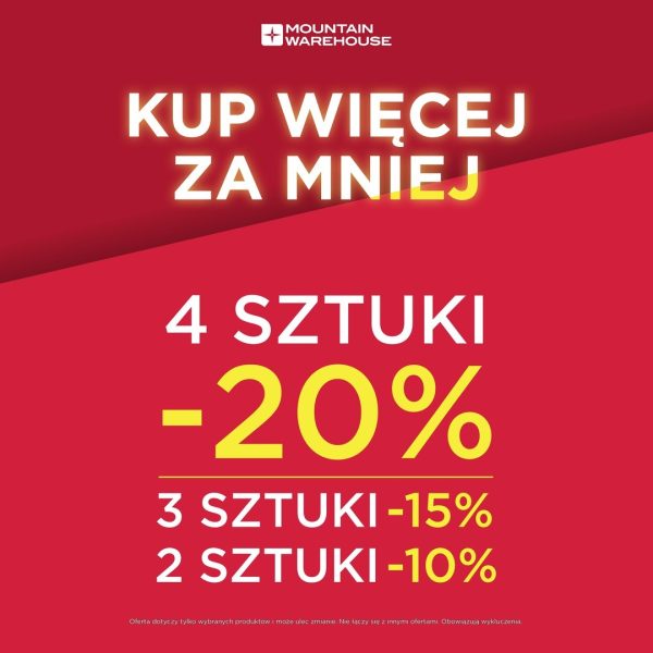 Grafika Mountain Warehouse Kup więcej za mniej: 2 sztuki -10%, 3 sztuki -15%, 4 sztuki -20%, Outlet Park Szczecin